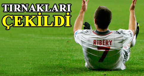 Ribery'nin sakatl bitmiyor