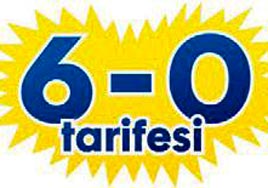 2-1 ve 6-0 tarifesi